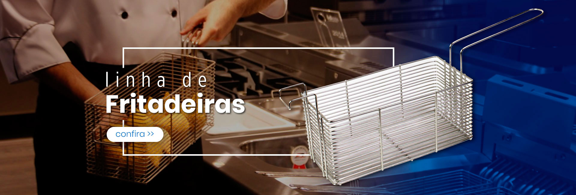 Linha de fritadeiras