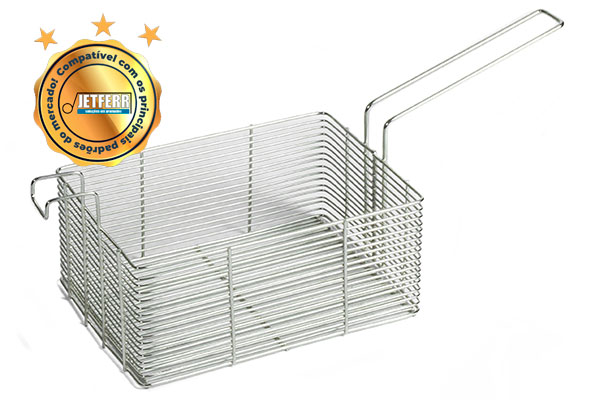 Cesto Retangular Aramado 24 x 17 x 10 cm